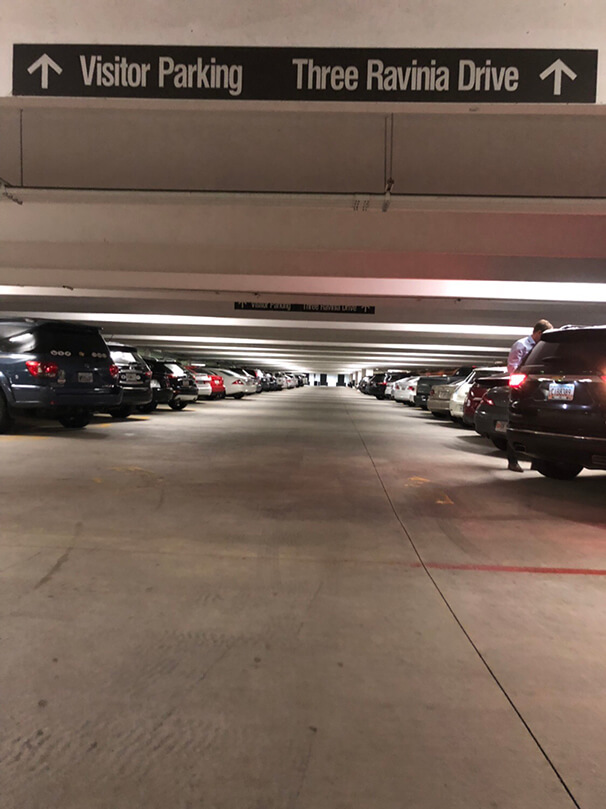 Visit U.S. customer's Parking area in Atlanta