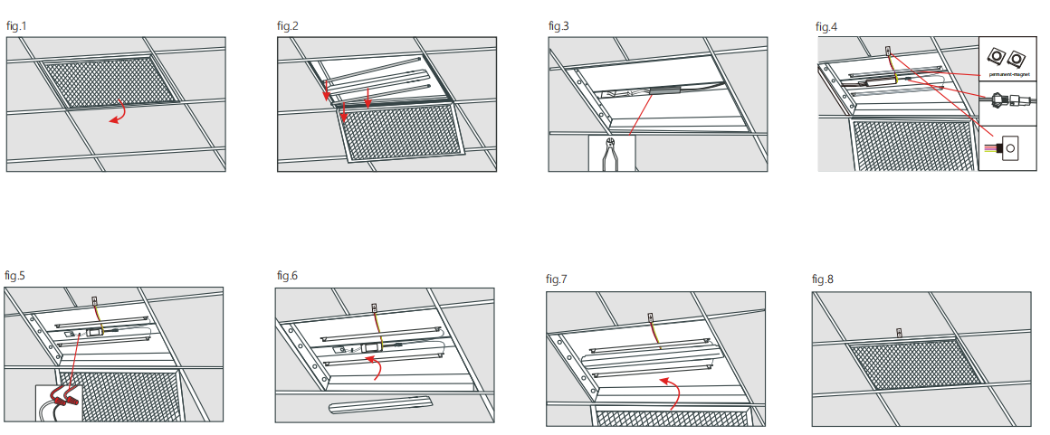 Magnetic LED Retrofit Strip Kit