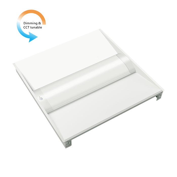 Smart bluetooth mesh tunable white 2x4 2x2 1x4 led troffer light