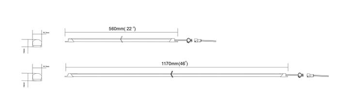 smart magnetic led light strip with Bluetooth control